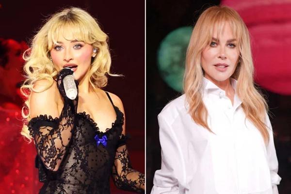 Sabrina Carpenter Menangkap Nicole Kidman di Panggung Konser Nashville. (FOTO: GETTY IMAGE) 