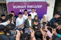 Menko PM Abdul Muhaimin Iskandar saat jumpa pers usai acara Dialog Pemberdayaan Afirmatif Berbasis Komunitas di Rumah Inklusif Kebumen, Jawa Tengah (Foto: Kemenko PM) 