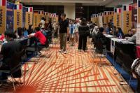 Pameran pendidikan European Higher Education Fair (EHEF) 2025 di Jakarta (Foto: Habib/Katakini.com) 