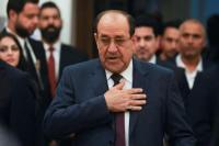 Mantan Perdana Menteri Irak Nouri al-Maliki saat pemilihan dewan provinsi Irak, di sebuah tempat pemungutan suara di Baghdad, Irak, 18 Desember 2023. REUTERS