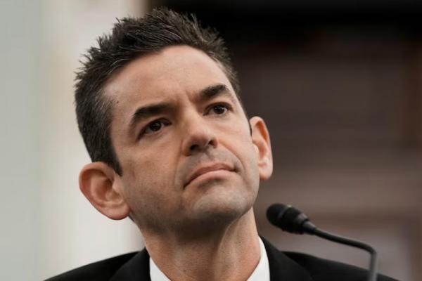 Jared Isaacman, calon Presiden AS Donald Trump untuk menjadi administrator Badan Penerbangan dan Antariksa Nasional, NASA, di Capitol Hill di Washington, AS, 9 April 2025. REUTERS 