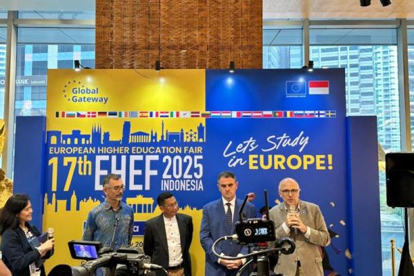 Konferensi Pers pameran pendidikan European Higher Education Fair (EHEF) 2025 di Jakarta (Foto: Ist) 