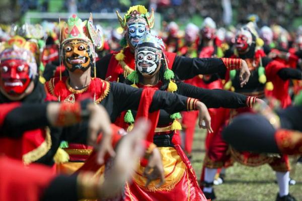 Ilustrasi wayang topeng malang (Foto: Wikipedia/Muhammad Iqbal) 