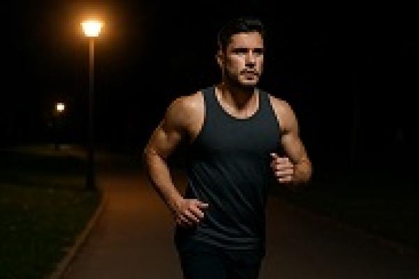 Ilustrasi foto olahraga malam 