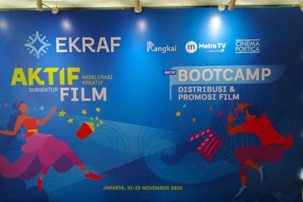 Acara Bootcamp Akselerasi Kreatif 2025 (AKTIF) film dan animasi (Foto: Vaza Diva/Katakini.com)  