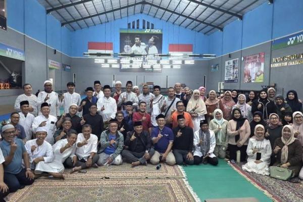 Tadabur alam jamaah Masjid Al Akbar Eramas 2000 Jakarta Timur di Icuk Sugiarto Training Camp (ISTC), Sukabumi, Jawa Barat, Sabtu-Ahad (6-7/12/2025). Foto: pjmi/katakini 