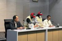 KPK menggelar Konferensi pers penetapan Bupati Lampung Tengah Ardito Wijaya sebagai tersangka suap dan gratifikasi.