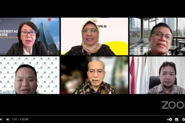 Diskusi publik Outlook Pendidikan Tinggi di Indonesia di Universitas Paramadina Jakarta, Selasa (16/12/2025). Foto: tangkapan layar