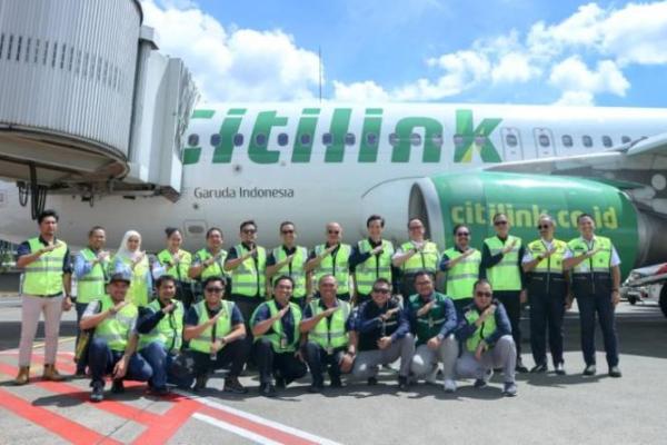 Pemeriksaan kesiapan pesawat Citilink dalam menghadapi masa angkutan Nataru. Foto: citilink/katakini 