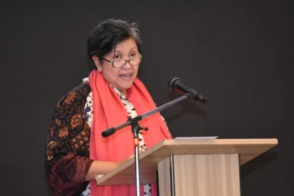 Wakil Ketua MPR RI Lestari Moerdijat menyampaikan pentingnya kemandirian pangan dalam Sosialisasi Empat Pilar Kebangsaan MPR RI di Jepara, Jawa Tengah (Foto: MPR) 