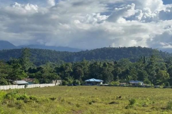 Lahan yang disediakan Pemkab Manokwari di Distrik Manokwari Selatan untuk didirikan Sekolah Rakyat (Foto: Antara/Ali Nur Ichsan) 