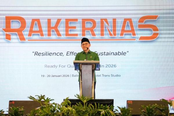 Menteri Koordinator Bidang Pemberdayaan Masyarakat (Menko PM) Abdul Muhaimin Iskandar dalam Rakernas Rumah Zakat di Bandung, Jawa Barat (Foto: Ist) 