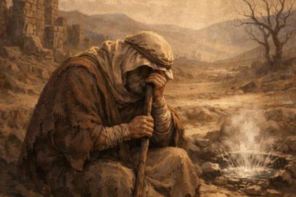 Ilustrasi - belajar makna sabar dari kisah Nabi Ayyub AS (Foto: AI) 