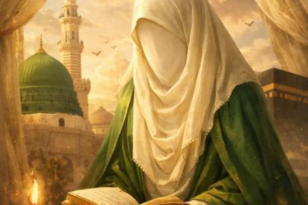 Ilustrasi - sosok putri Nabi Muhammad SAW (Foto: AI) 