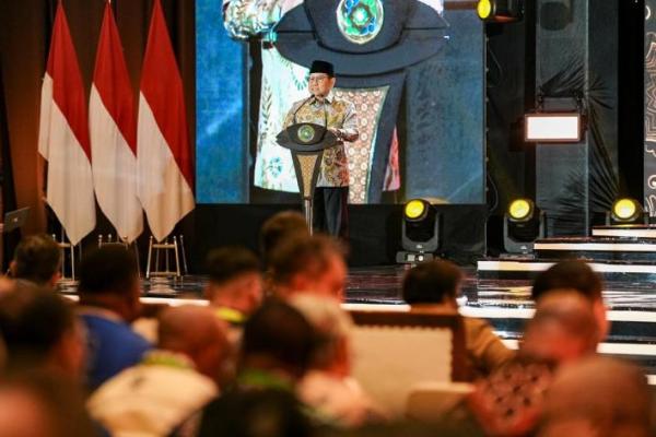 Menteri Koordinator Bidang Pemberdayaan Masyarakat (Menko PM) Abdul Muhaimin Iskandar dalam Penghargaan Pemerintah Universal Health Coverage (UHC) Tahun 2026 di Jiexpo Kemayoran, Jakarta (Foto: Ist) 