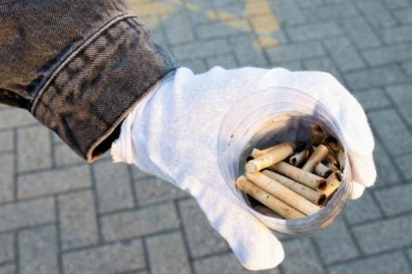 Puntung rokok (Foto: Earth) 