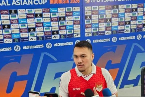 Pemain futsal timnas Indonesia, Samuel Eko (Foto: Ant/RAUF ADIPATI) 