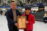 M. Zian Fahrezi, qari cilik asal Kota Bima, Provinsi Nusa Tenggara Barat, juara 1 MTQ Internasional di Irak (Foto: Kemenag)