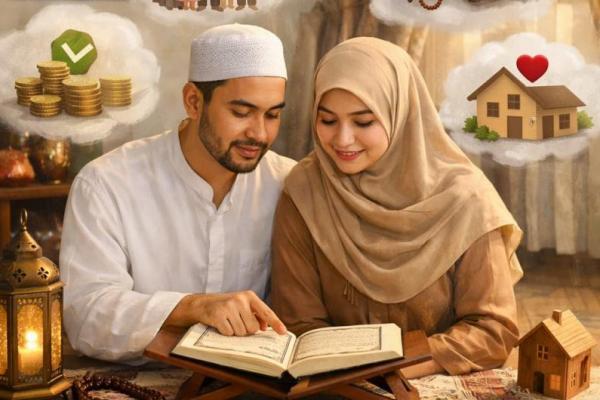 Ini cara yang diajarkan dalam Islam untuk menjaga rumah tangga agar tetap baik (Foto: Ilustrasi AI) 