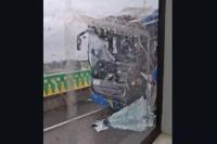 Polisi Ungkap Kecelakaan Bus Transjakarta di Koridor 13 Akibat Sopir Tertidur