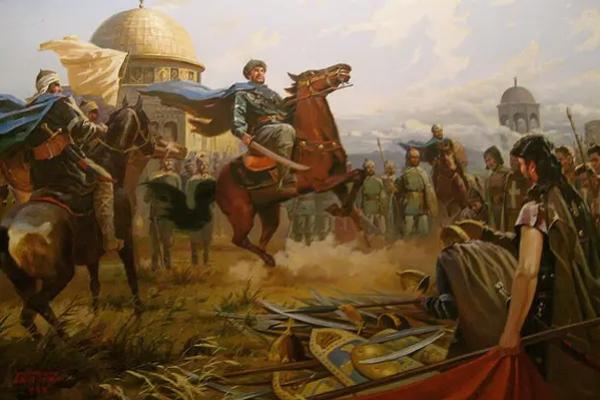 Ilustrasi Shalahuddin Al-Ayyubi berhasil membebaskan Baitul Maqdis dalam Perang Salib. 