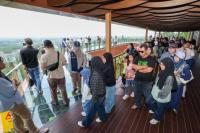 Jembatan Kaca Kawasan Glamping Ibu Kota Nusantara (Humas IKN/ANTARA)