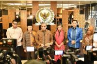 Ketua MPR RI, Ahmad Muzani pada jumpa press, yang berlangsung di Gedung Nusantara 3 komplek MPR DPR, Senayan Jakarta, Selasa (Foto: MPR)
