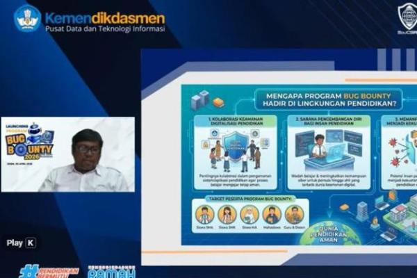 Program Bug Bounty 2026 yang telah resmi diluncurkan oleh Kemendikdasmen (Foto: Humas Kemendikdasmen) 