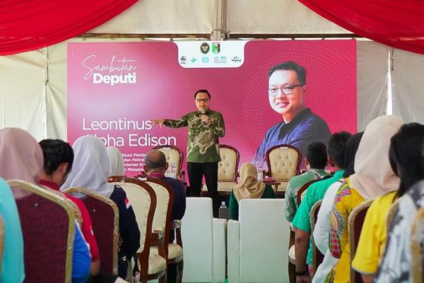 Deputi Bidang Koordinasi Pemberdayaan Ekonomi Masyarakat dan Pelindungan Pekerja Migran Kemenko PM, Leontinus Alpha Edison (Foto: Humas Kemenko PM) 