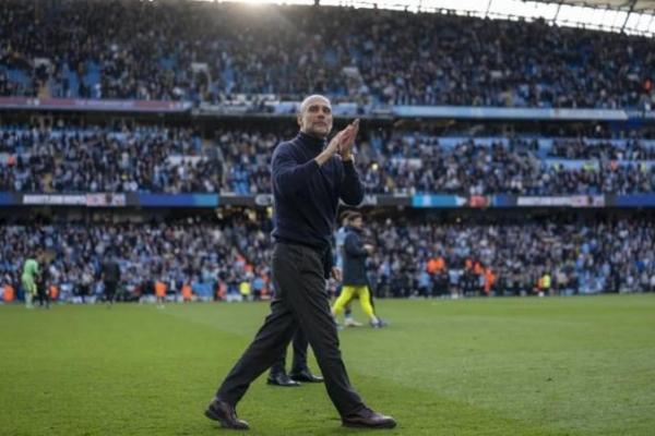 Manajer Manchester City, Pep Guardiola usai pertandingan melawan Arsenal di Etihad Stadium pada Minggu (Foto: mancity.com) 
