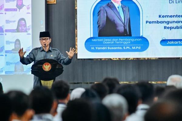 Menteri Desa dan Pembangunan Daerah Tertinggal (Mendes PDT) Yandri Susanto (Foto: Humas Kemendes PDT) 