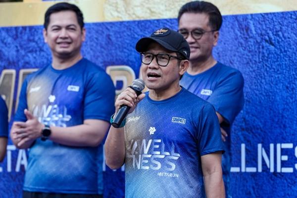 Menteri Koordinator Bidang Pemberdayaan Masyarakat (Menko PM) Abdul Muhaimin Iskandar dalam perayaan anniversary ke-4 Meta Run (Foto: Ist) 