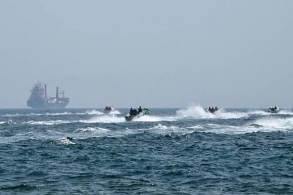 Selat Hormuz yang kini diblokade oleh Iran selama perang melawan AS dan Israel (Foto: AFP) 
