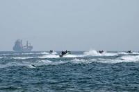 Selat Hormuz yang kini diblokade oleh Iran selama perang melawan AS dan Israel (Foto: AFP)