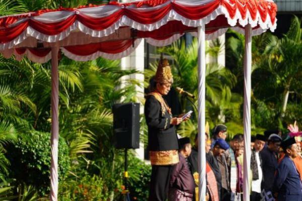 Menteri Agama (Menag) Nasaruddin Umar pada Upacara peringatan Hari Pendidikan Nasional (Hardiknas) 2026 di Jakarta, Sabtu (2/5/2026) (Foto: Kemenag) 