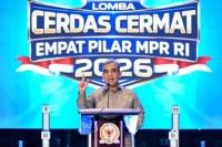 Ketua MPR RI, Ahmad Muzani, membuka Lomba Cerdas Cermat (LCC) Empat Pilar MPR RI tingkat Provinsi Sumatera Selatan di Palembang, Sumatera Selatan, Sabtu (Foto: MPR)