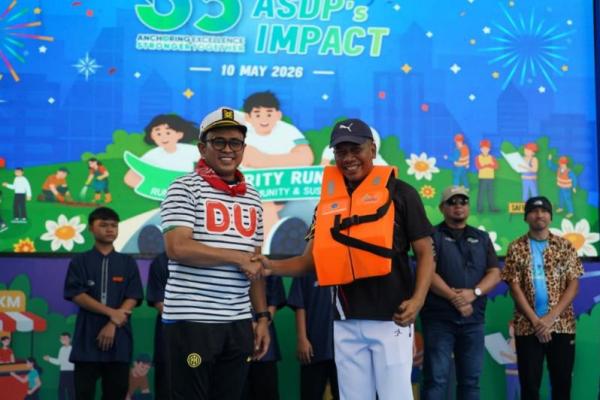 Perayaan HUT ke 35 PT ASDP Indonesia Ferry, Minggu (10/5/2026). Foto: asdp/katakini 