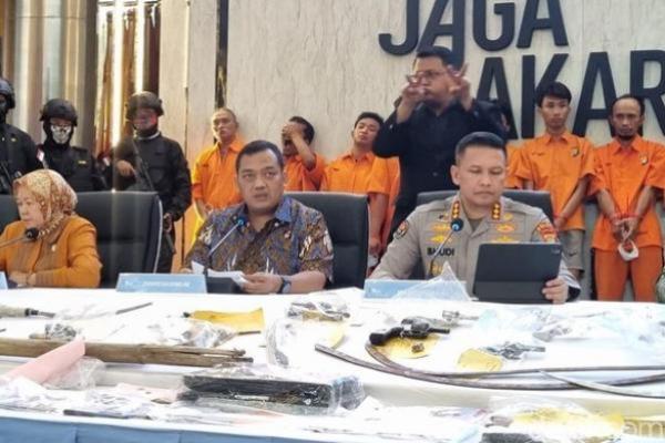  Tim Pemburu Begal Polda Metro meringkus ratusan pelaku kejahatan jalanan (Foto: Taufiq S/detikcom) 