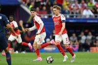 Kapten Arsenal,Martin Odegaard saat melawan Paris Saint-Germain di final Liga Champions pada Sabtu (30/5) malam (Foto: arsenal.com)