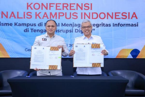 Kemnaker dan IJTI menjalin kerja sama untuk meningkatkan SDM generasi muda, khususnya jurnalis kampus untuk hadapi perkembangan kecerdasan buatan (Foto: Humas Kemnaker) 