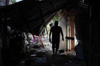 Bangunan runtuh di Filipina usai gempa 7,8 SR (Foto: Associated Press)