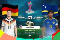 Pertandingan penyisihan Grup E Piala Dunia 2026 antara Jerman melawan Curacao yang dijadwalkan berlangsung di Stadion NRG, Houston, Texas, Amerika Serikat, pada Senin (15/6) dini hari WIB (Foto: Ant/Vintan Rahmadanti)
