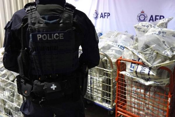 Foto yang dirilis oleh Kepolisian Federal Australia menunjukkan kokain yang disita di Sydney, Australia (Foto: AFP) 