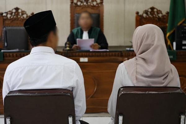 Ilustrasi sidang perceraian  