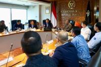 Wakil Ketua MPR RI Edhie Baskoro Yudhoyono atau Ibas saat membuka Forum Diskusi Kebangsaan bertajuk Gotong Royong dan Merah Putih Bond: Penguatan Ekonomi Nasional, Stabilitas Politik, dan Ketahanan Negara, Rabu (24/6/2026), di Kompleks MPR RI, Senayan, Jakarta (Foto: Humas MPR)