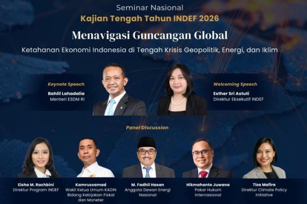 Triwulan II, INDEF Proyeksikan Pertumbuhan Ekonomi Indonesia 5 Persen