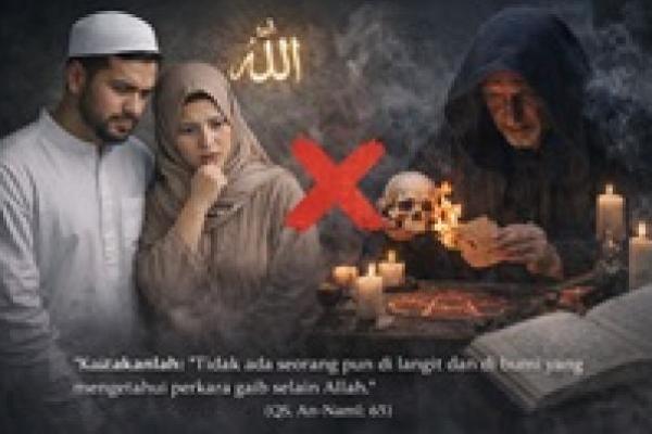 Ilustrasi berobat ke dukun 