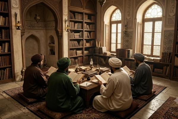 Ilustrasi imam 4 mazhab 