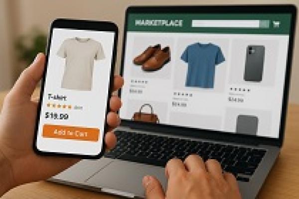 Ilustrasi jual beli online 