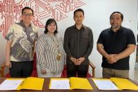 Penandatanganan nota kesepahaman antara AMSI, BFI, dan AVISI dalam mempersempit ruang gerak situs pembajakan film dan konten digital ilegal di Indonesia di Jakarta, Rabu (8/7/2026). Foto: amsi/katakini
